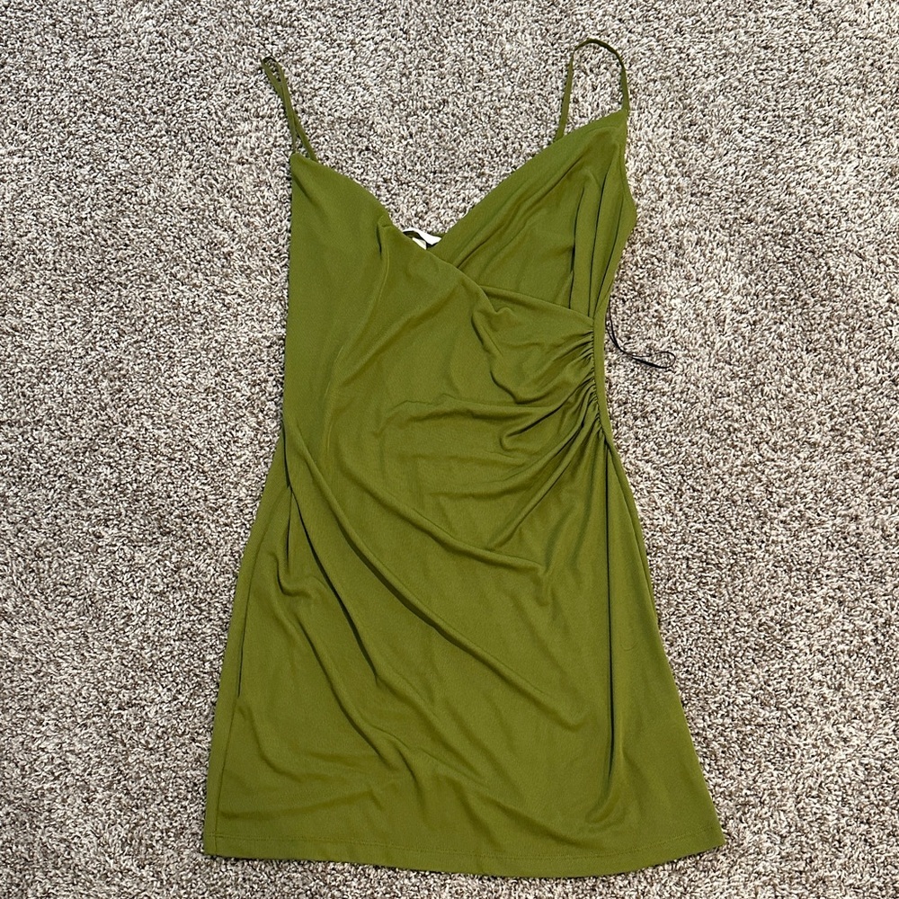 H&M Olive Green Dress
